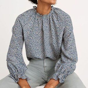 Madewell Silk Poet Blouse